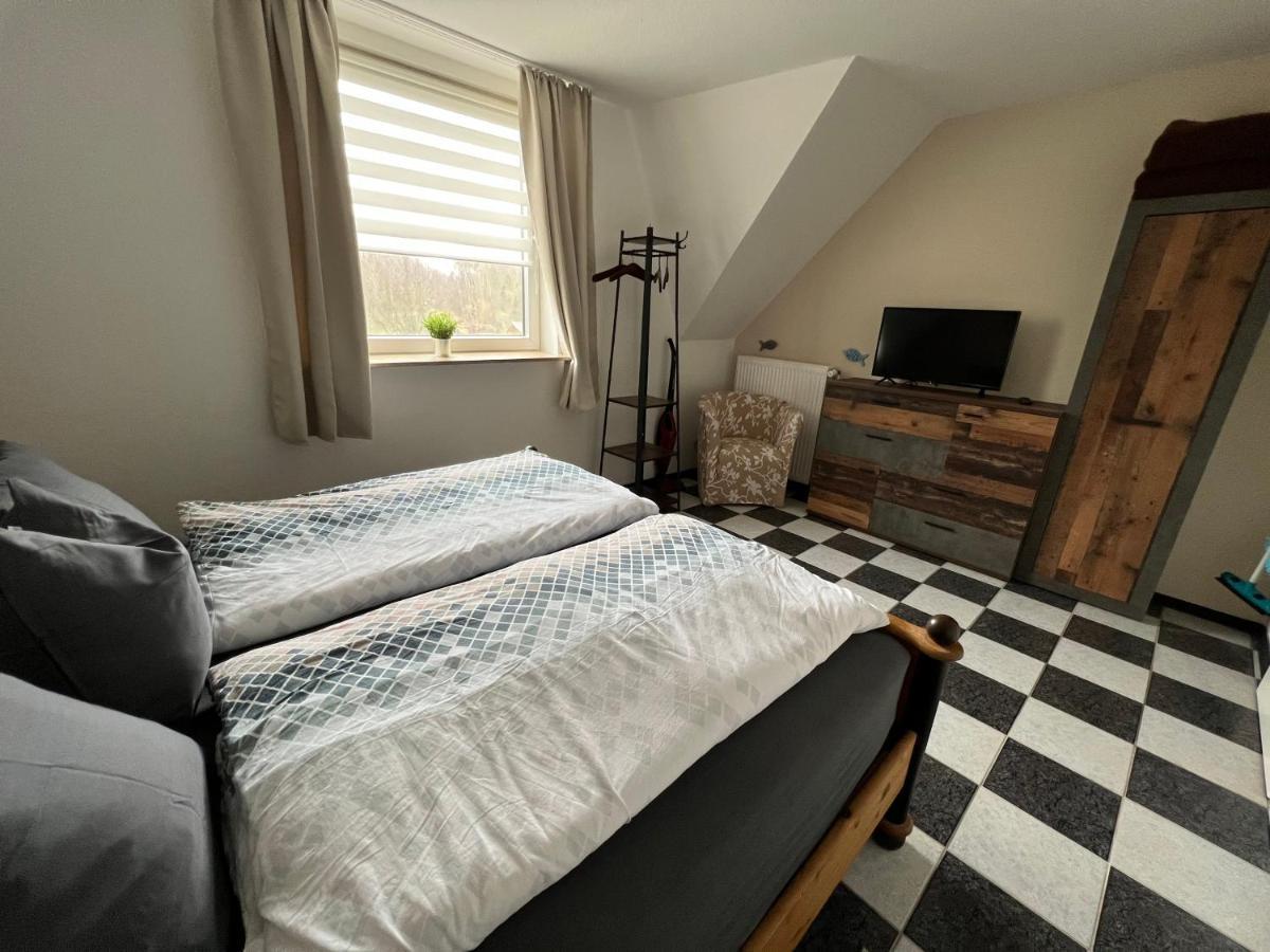 Ferienwohnung Im Heidedorf Haus to Baben Cuxhaven Exterior foto