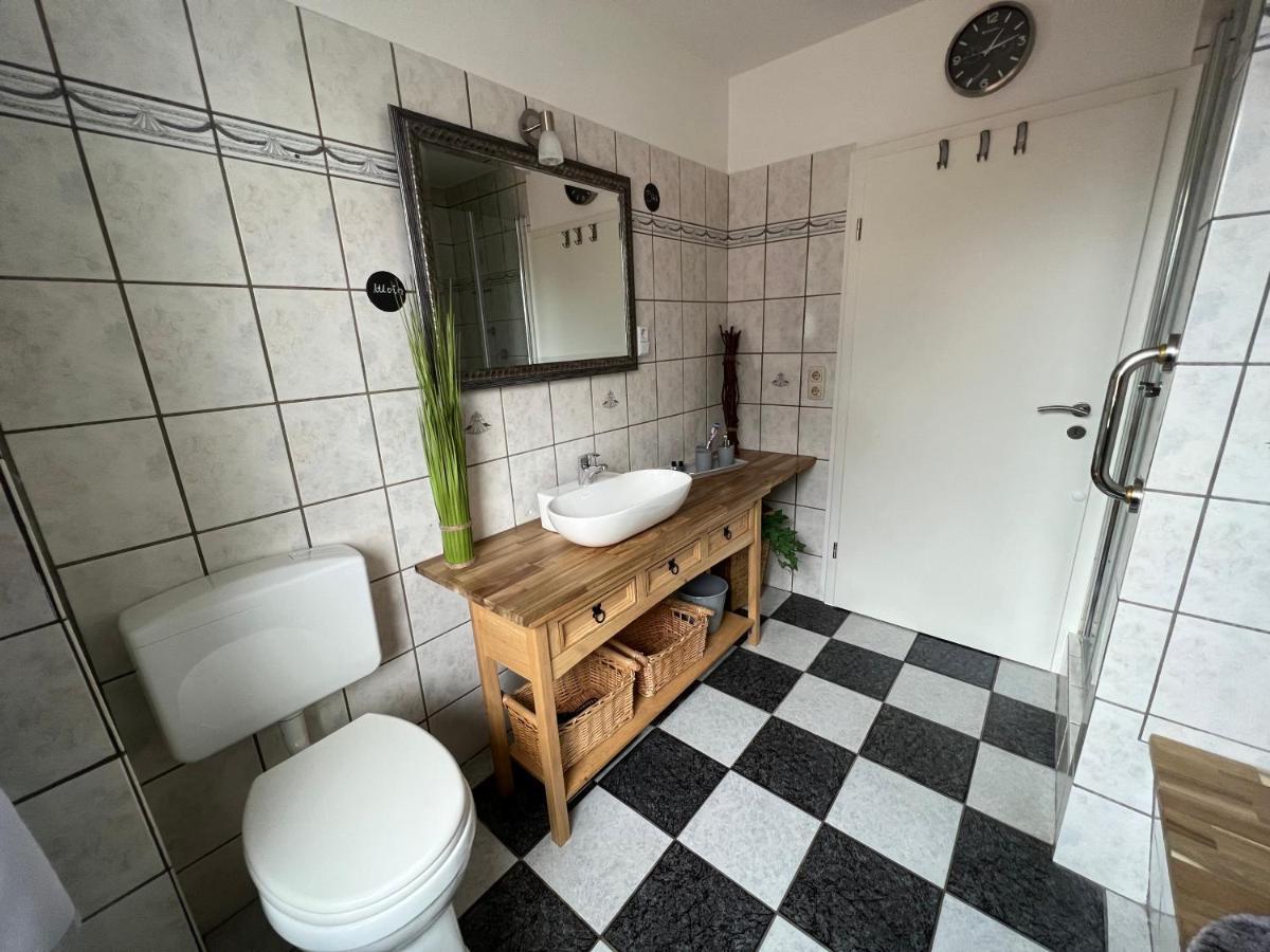 Ferienwohnung Im Heidedorf Haus to Baben Cuxhaven Exterior foto
