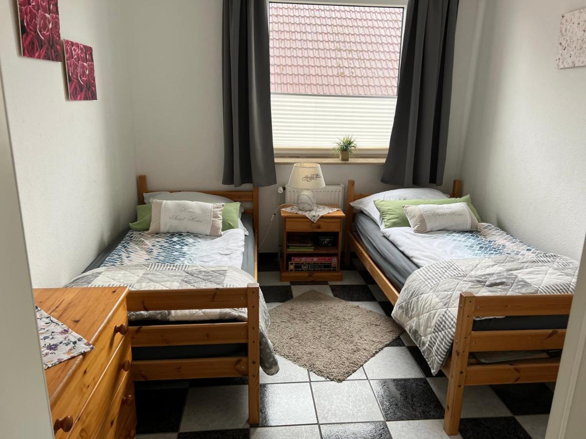 Ferienwohnung Im Heidedorf Haus to Baben Cuxhaven Exterior foto